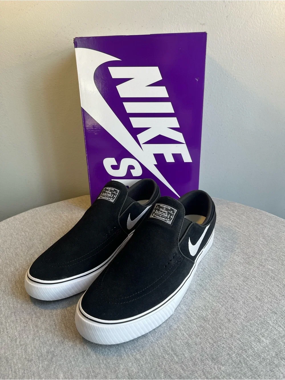Nike SB Zoom Janoski+ Slip Black White Men's Shoe Size 11 FN5893 001